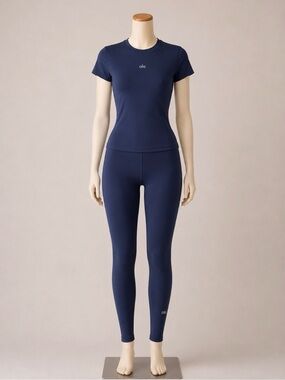 Navy Blue High-Rise Performance Leggings